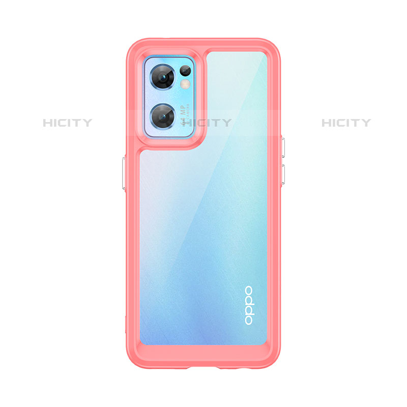 Custodia Silicone Trasparente Laterale Cover J01S per Oppo Reno7 5G