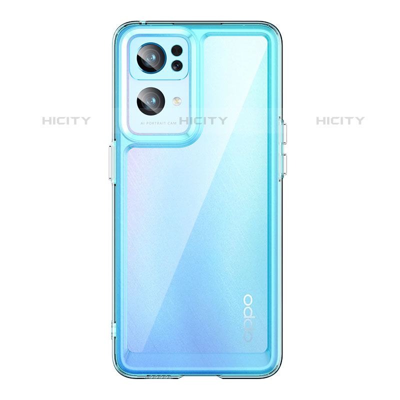 Custodia Silicone Trasparente Laterale Cover J01S per Oppo Reno7 Pro 5G