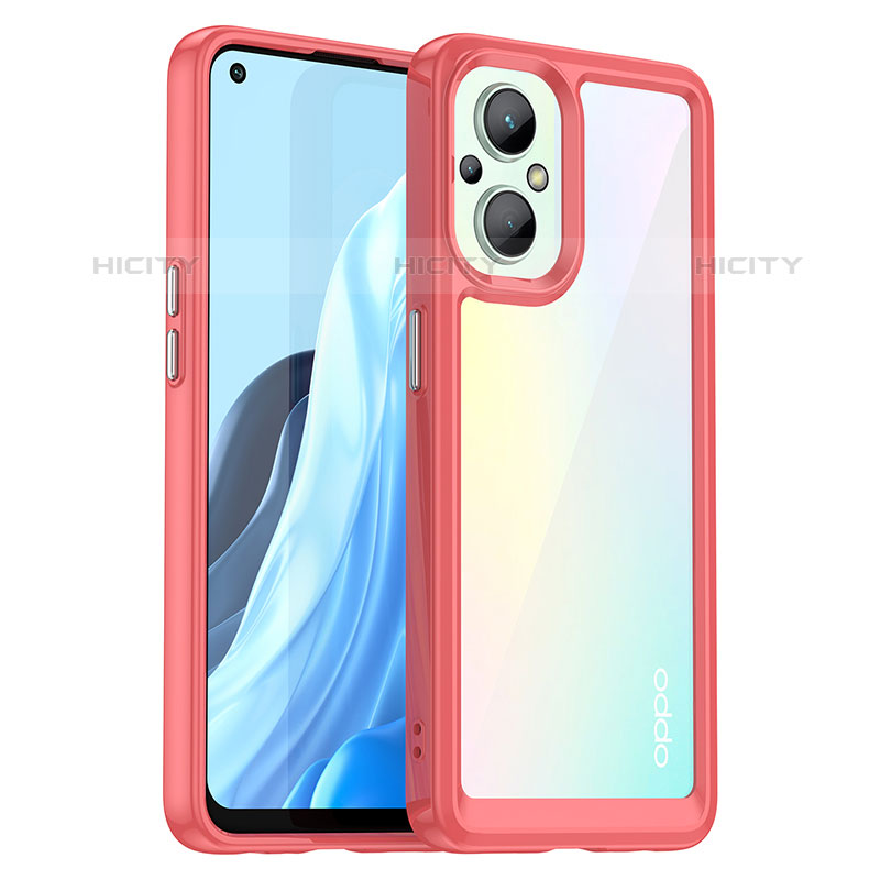 Custodia Silicone Trasparente Laterale Cover J01S per Oppo Reno7 Z 5G