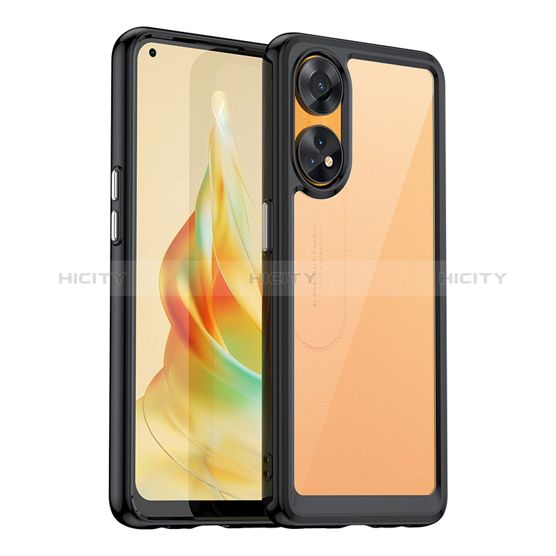 Custodia Silicone Trasparente Laterale Cover J01S per Oppo Reno8 T 4G