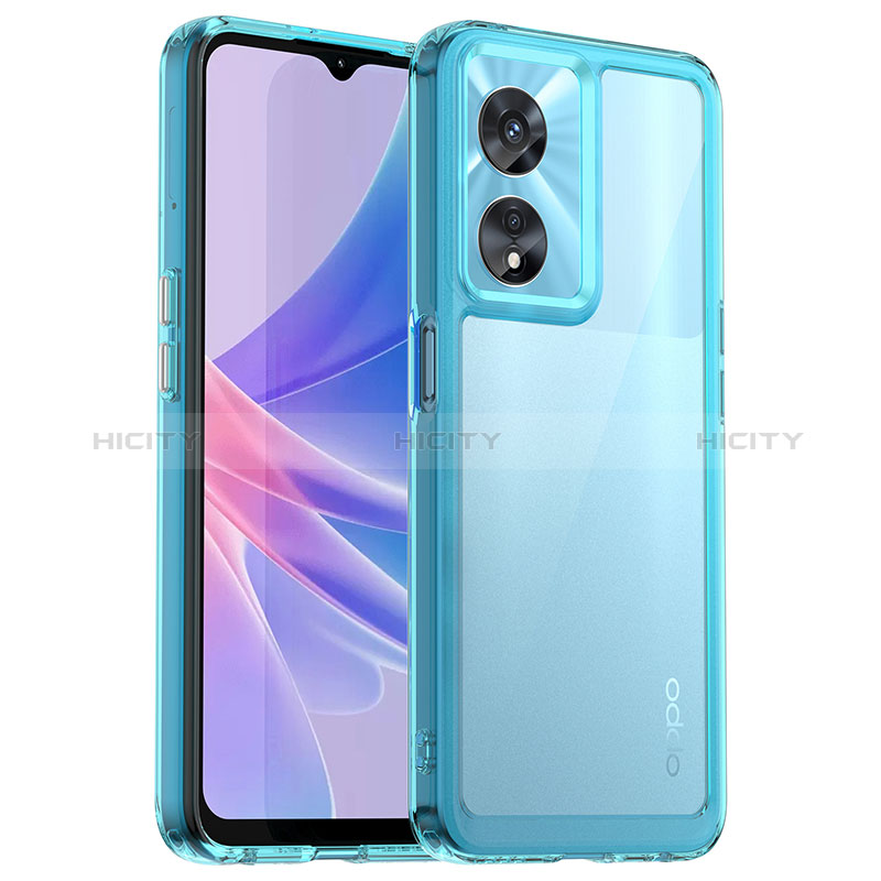 Custodia Silicone Trasparente Laterale Cover J01S per Oppo Reno8 T 5G