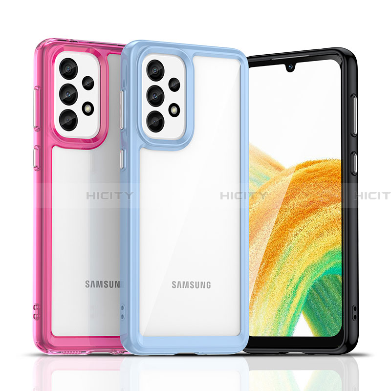 Custodia Silicone Trasparente Laterale Cover J01S per Samsung Galaxy A33 5G