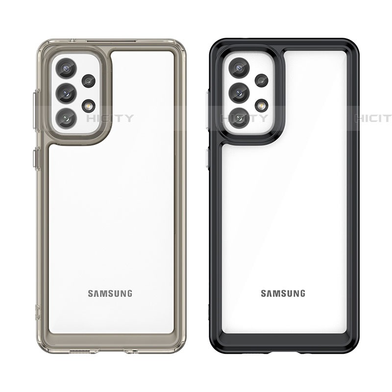 Custodia Silicone Trasparente Laterale Cover J01S per Samsung Galaxy A73 5G