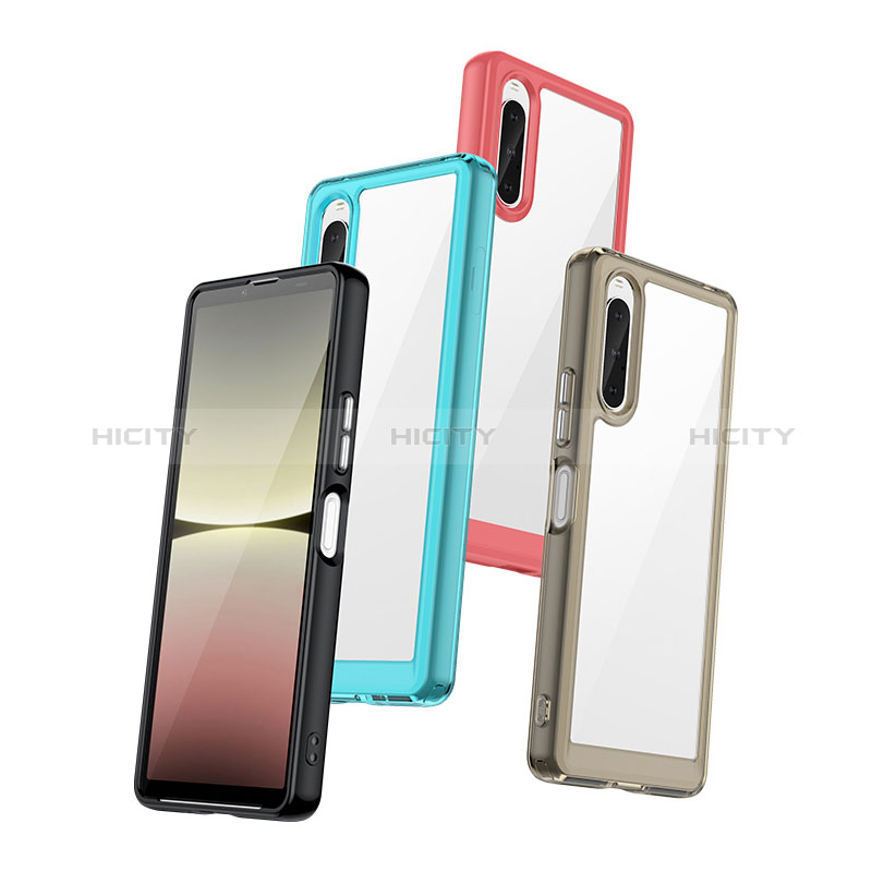 Custodia Silicone Trasparente Laterale Cover J01S per Sony Xperia 10 V