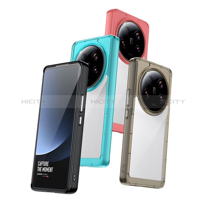 Custodia Silicone Trasparente Laterale Cover J01S per Xiaomi Mi 13 Ultra 5G