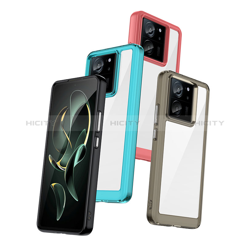 Custodia Silicone Trasparente Laterale Cover J01S per Xiaomi Mi 13T Pro 5G