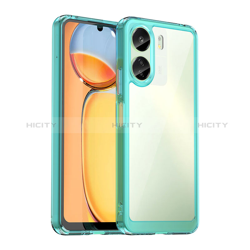 Custodia Silicone Trasparente Laterale Cover J01S per Xiaomi Poco C65