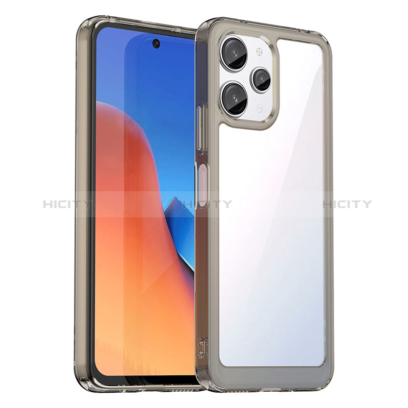 Custodia Silicone Trasparente Laterale Cover J01S per Xiaomi Poco M6 Pro 5G