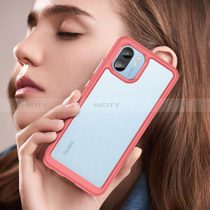 Custodia Silicone Trasparente Laterale Cover J01S per Xiaomi Redmi A2 Plus