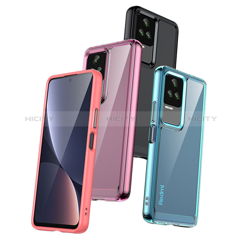 Custodia Silicone Trasparente Laterale Cover J01S per Xiaomi Redmi K60E 5G