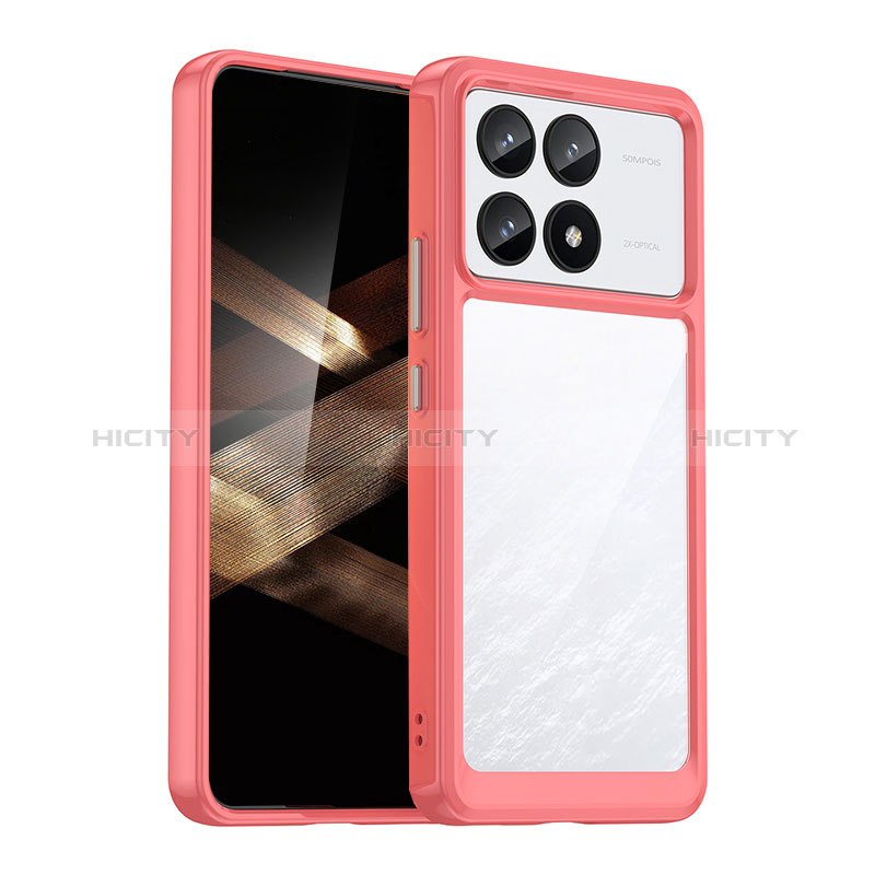 Custodia Silicone Trasparente Laterale Cover J01S per Xiaomi Redmi K70 5G