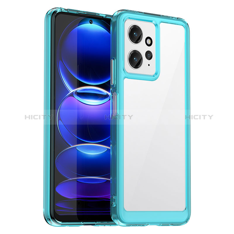 Custodia Silicone Trasparente Laterale Cover J01S per Xiaomi Redmi Note 12 4G