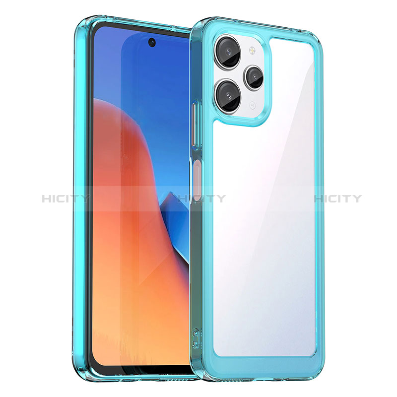 Custodia Silicone Trasparente Laterale Cover J01S per Xiaomi Redmi Note 12R 5G