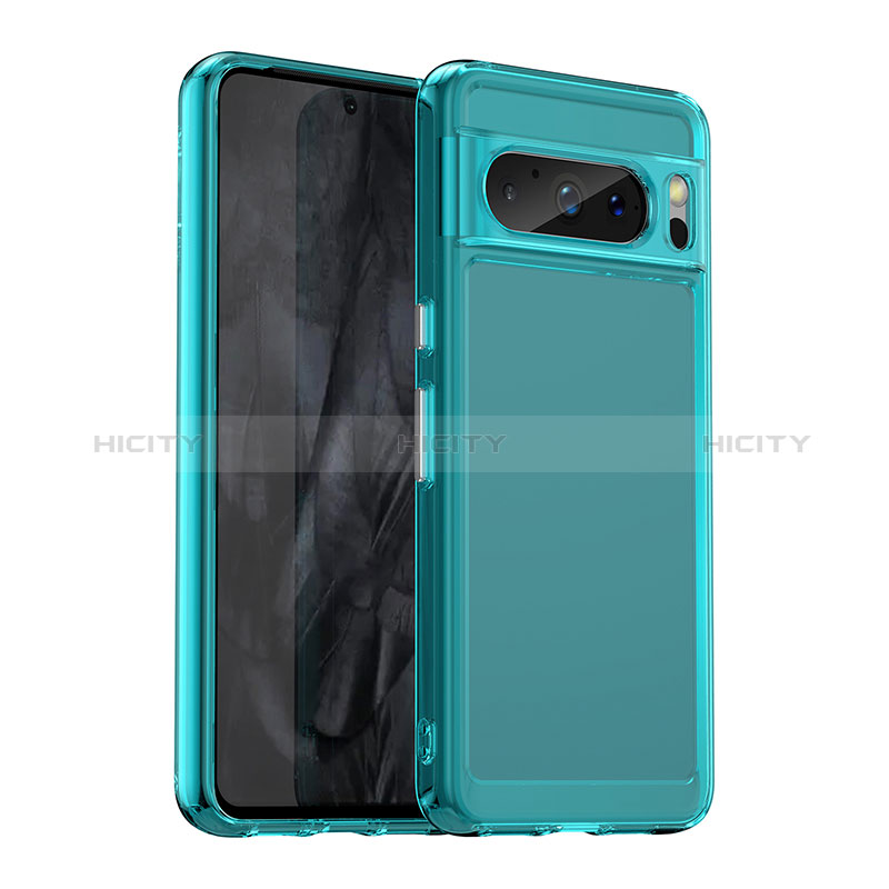 Custodia Silicone Trasparente Laterale Cover J02S per Google Pixel 8 Pro 5G