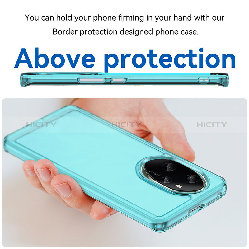 Custodia Silicone Trasparente Laterale Cover J02S per Huawei Honor 100 Pro 5G