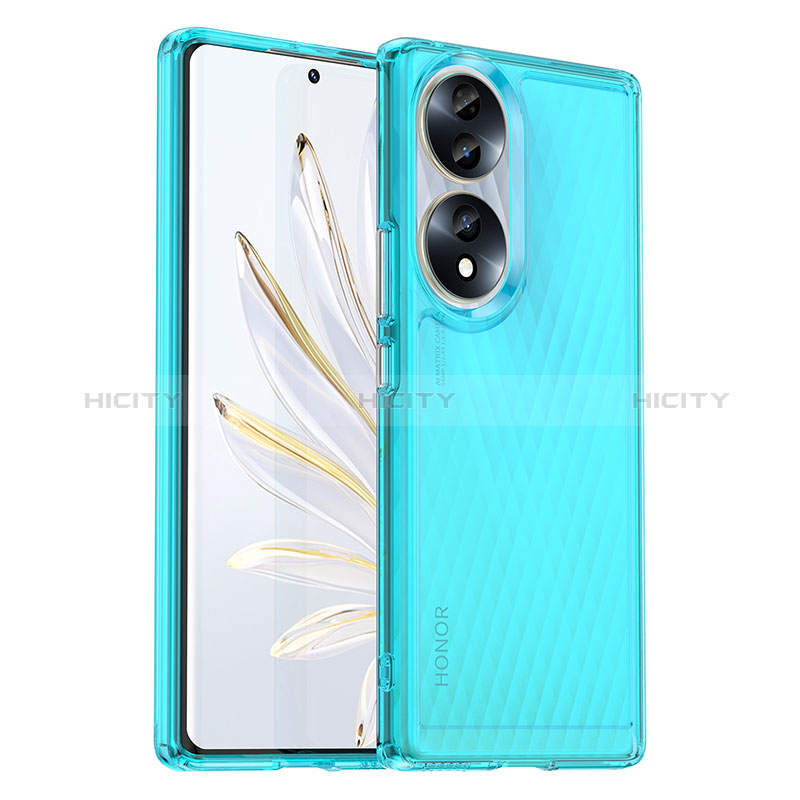 Custodia Silicone Trasparente Laterale Cover J02S per Huawei Honor 70 5G