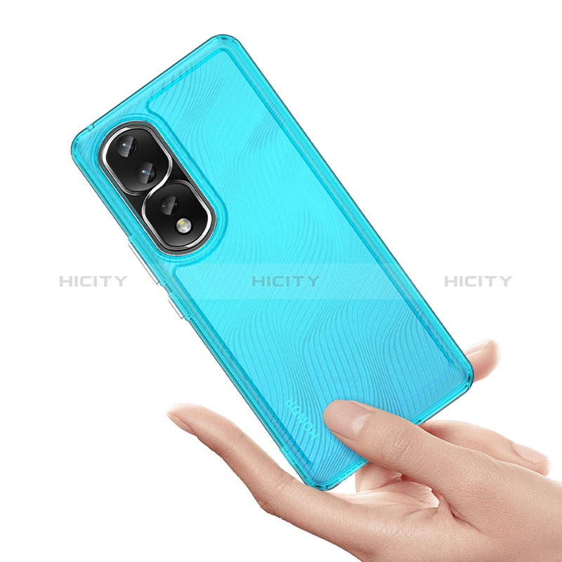 Custodia Silicone Trasparente Laterale Cover J02S per Huawei Honor 80 Pro 5G