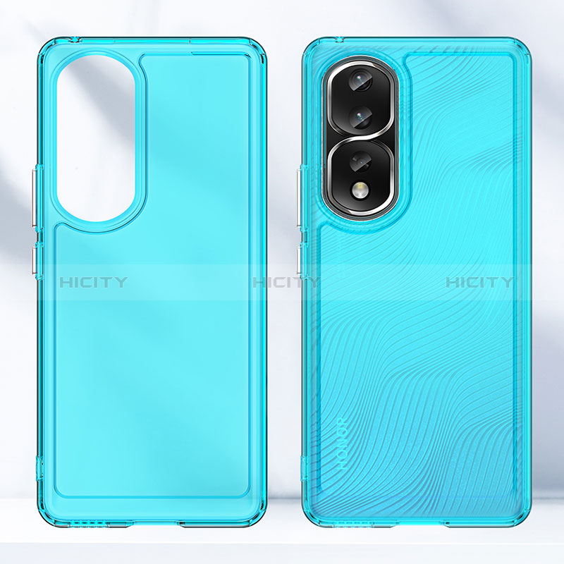 Custodia Silicone Trasparente Laterale Cover J02S per Huawei Honor 80 Pro 5G