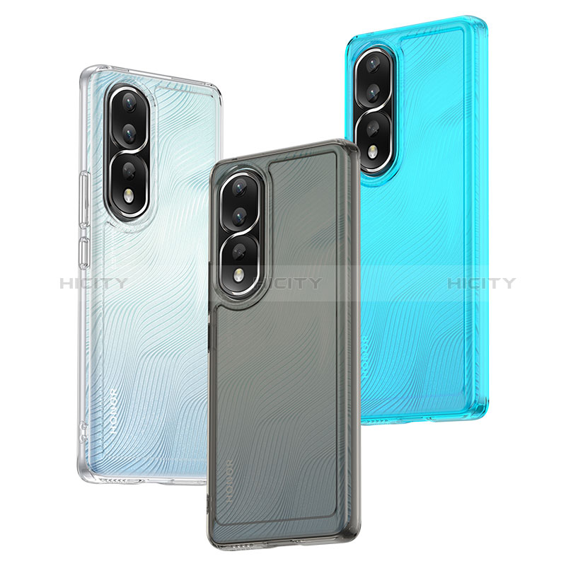 Custodia Silicone Trasparente Laterale Cover J02S per Huawei Honor 80 Pro 5G