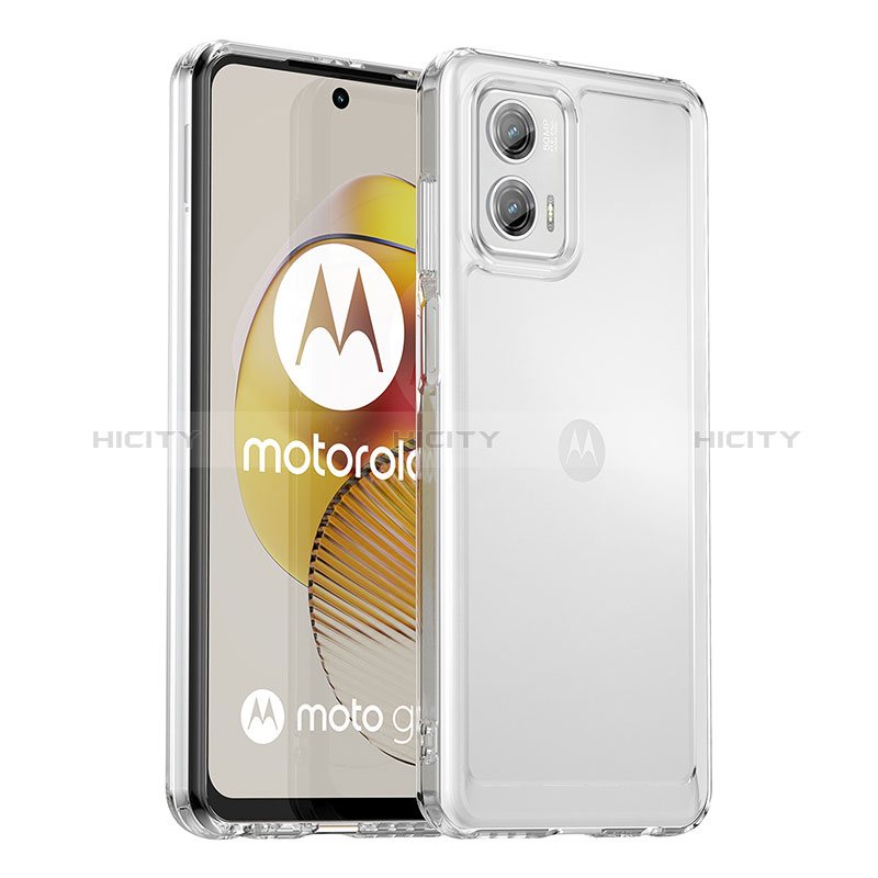 Custodia Silicone Trasparente Laterale Cover J02S per Motorola Moto G73 5G