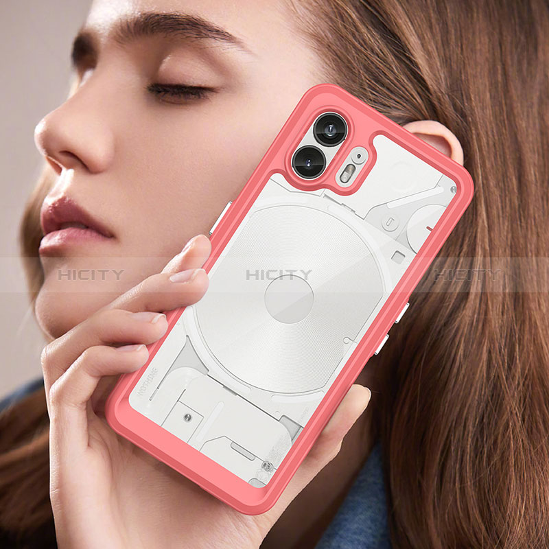 Custodia Silicone Trasparente Laterale Cover J02S per Nothing Phone 2