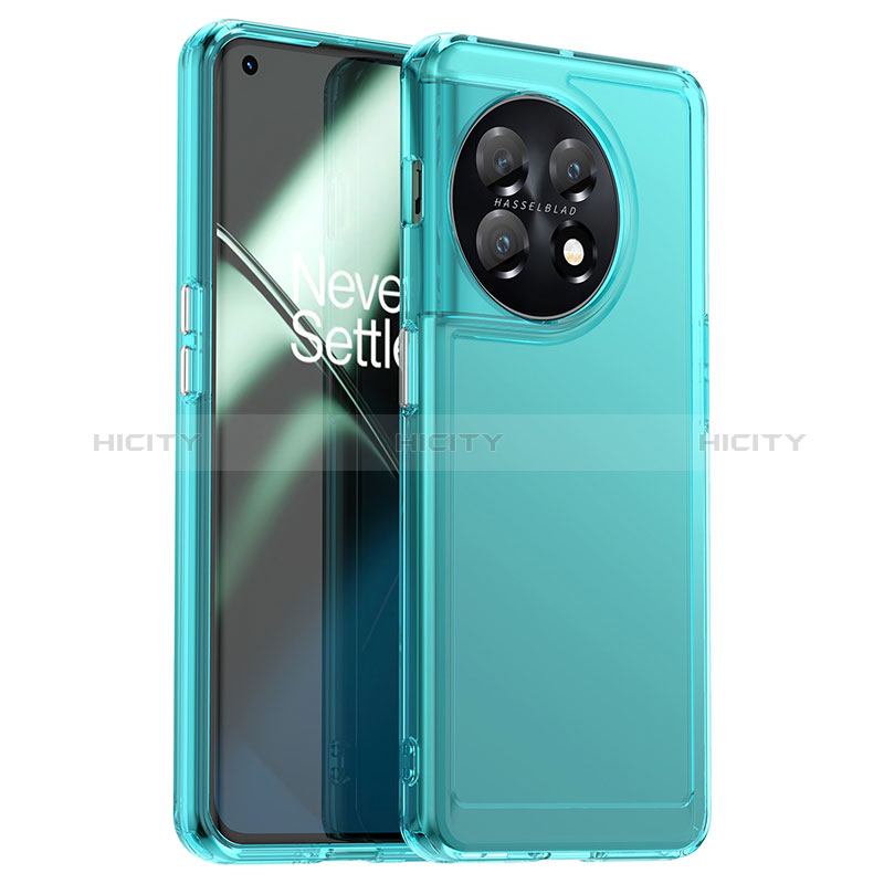 Custodia Silicone Trasparente Laterale Cover J02S per OnePlus 11 5G