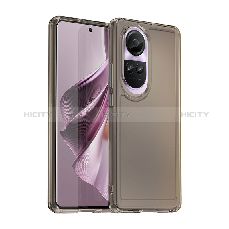 Custodia Silicone Trasparente Laterale Cover J02S per Oppo Reno10 Pro 5G