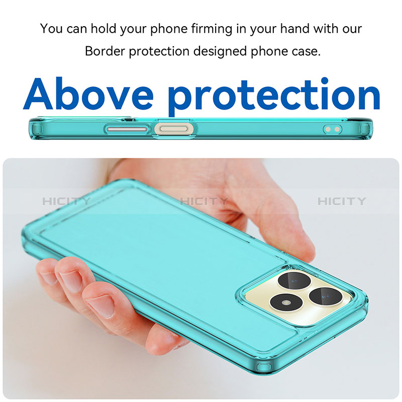 Custodia Silicone Trasparente Laterale Cover J02S per Realme Narzo N53