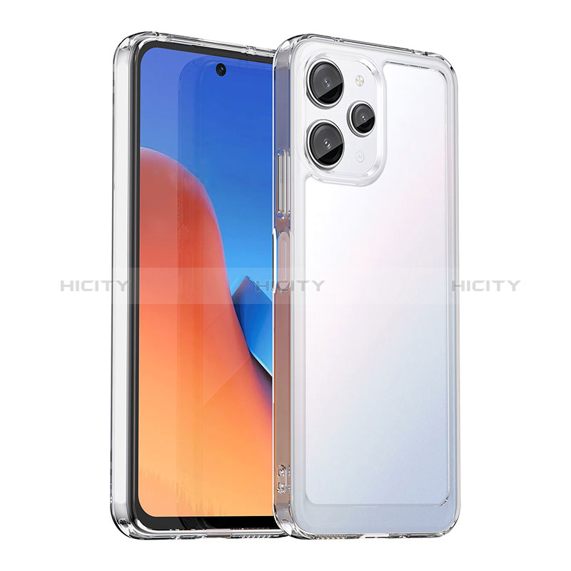 Custodia Silicone Trasparente Laterale Cover J02S per Xiaomi Poco M6 Pro 5G