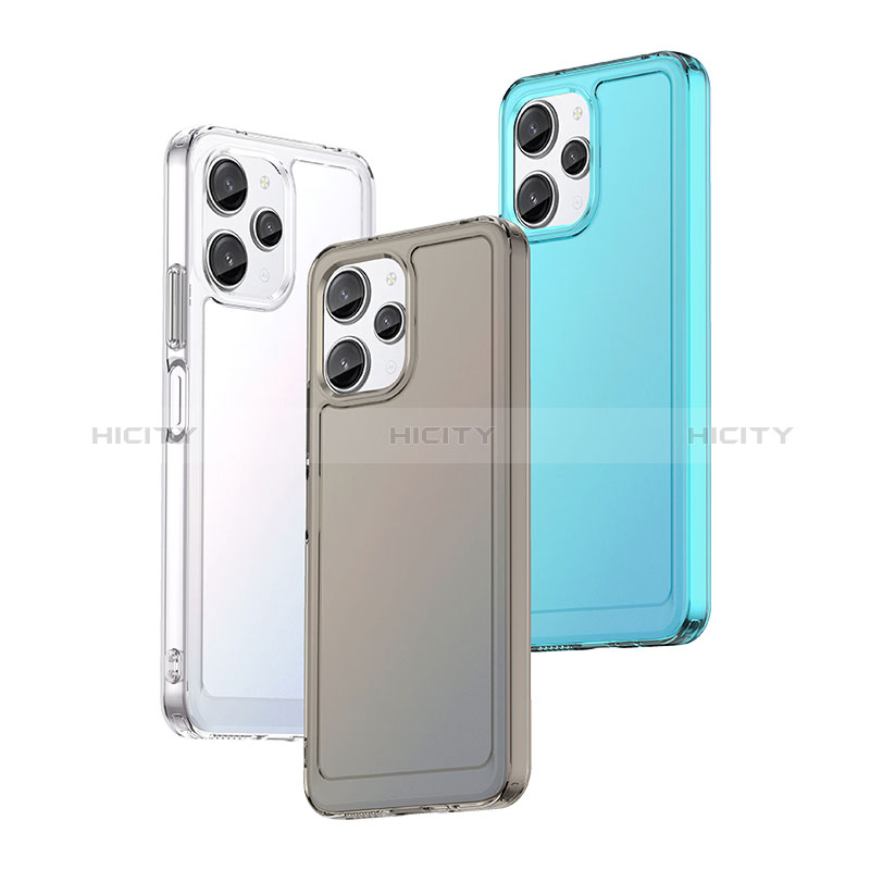 Custodia Silicone Trasparente Laterale Cover J02S per Xiaomi Poco M6 Pro 5G