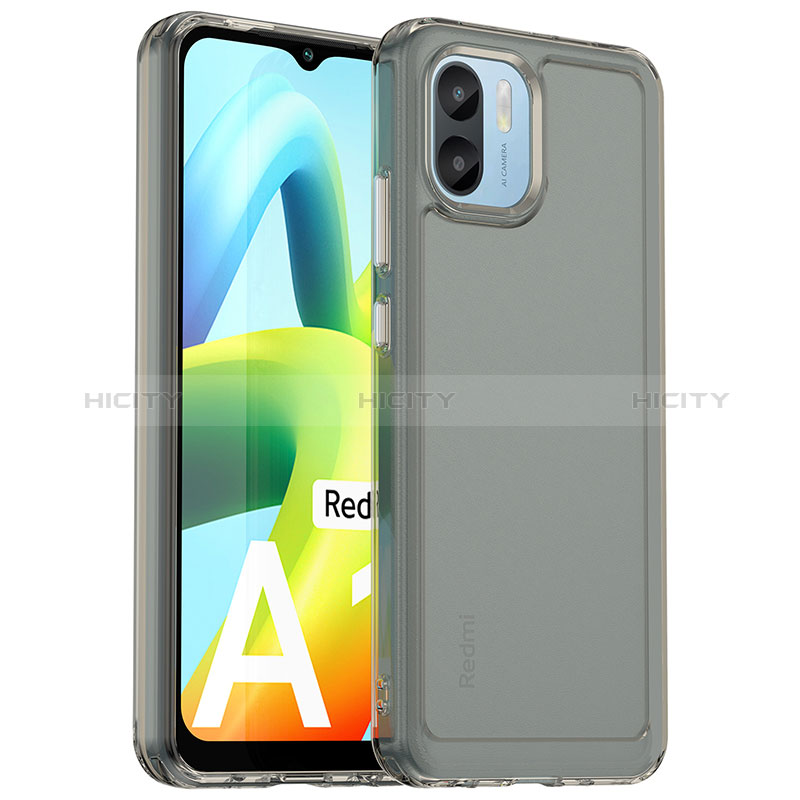 Custodia Silicone Trasparente Laterale Cover J02S per Xiaomi Redmi A1 Grigio