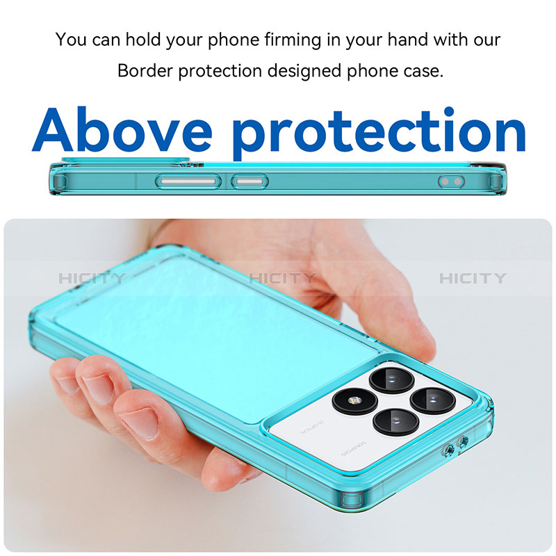 Custodia Silicone Trasparente Laterale Cover J02S per Xiaomi Redmi K70 5G