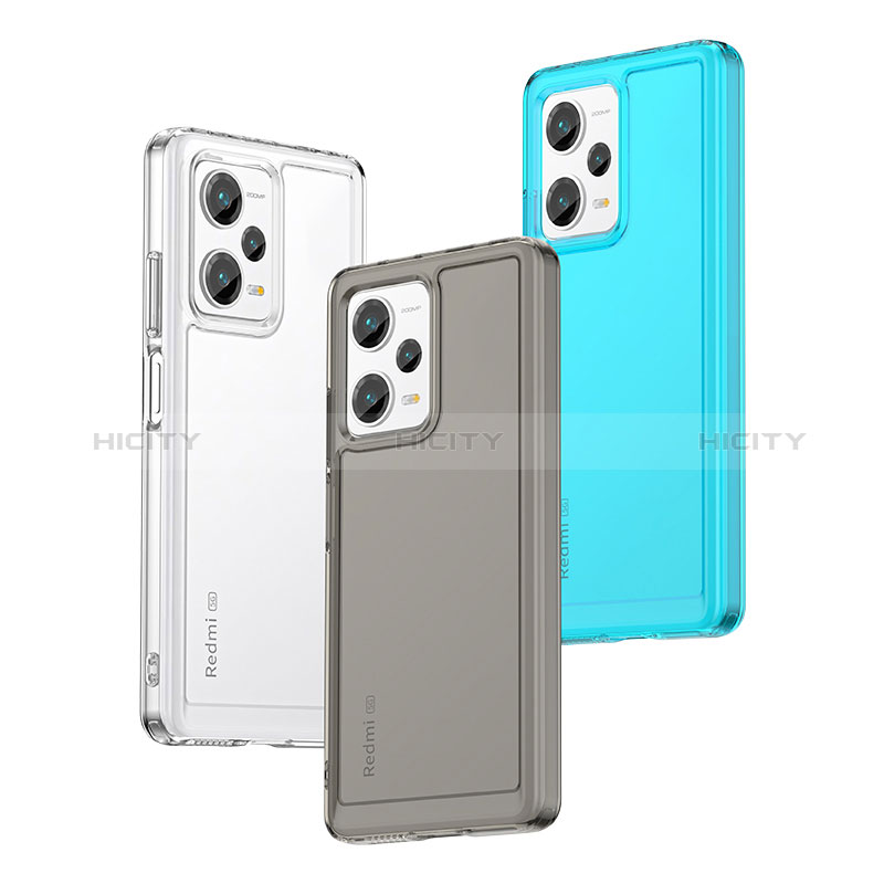 Custodia Silicone Trasparente Laterale Cover J02S per Xiaomi Redmi Note 12 Explorer