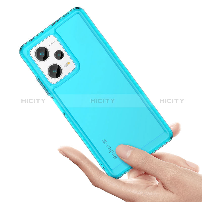 Custodia Silicone Trasparente Laterale Cover J02S per Xiaomi Redmi Note 12 Explorer