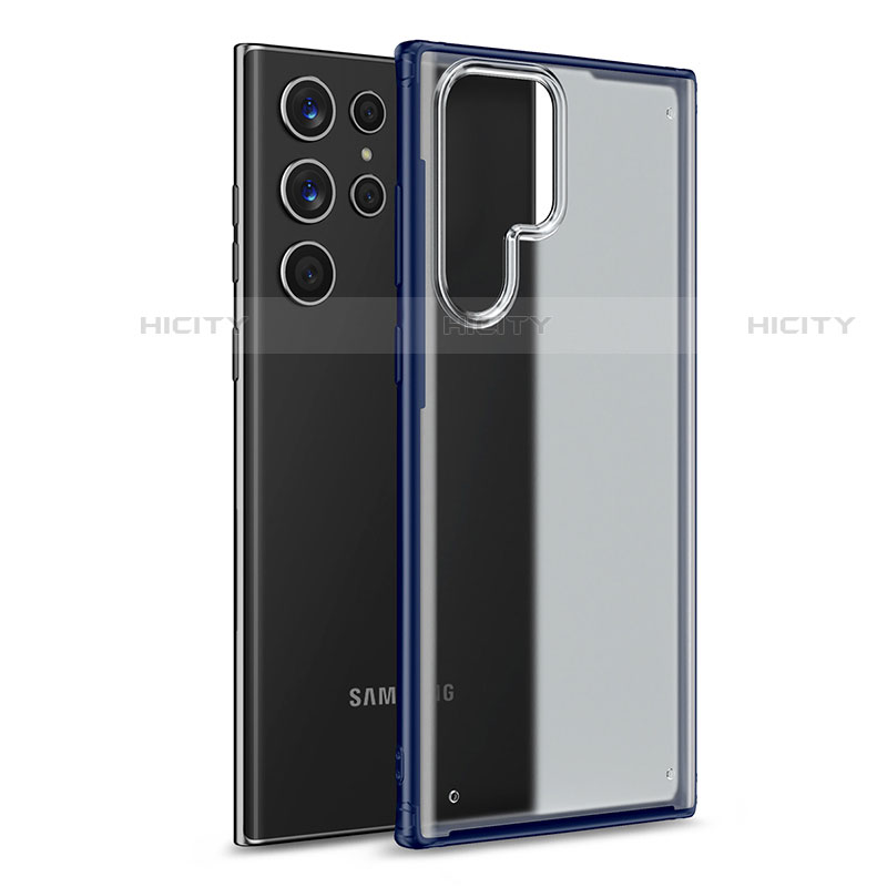 Custodia Silicone Trasparente Laterale Cover M02 per Samsung Galaxy S23 Ultra 5G