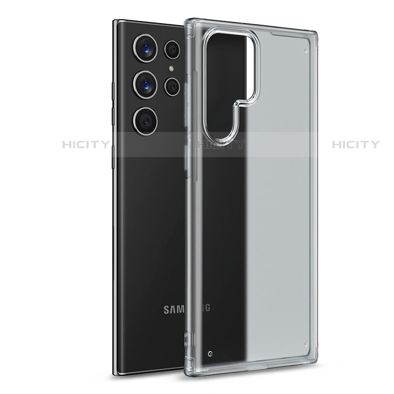 Custodia Silicone Trasparente Laterale Cover M02 per Samsung Galaxy S23 Ultra 5G