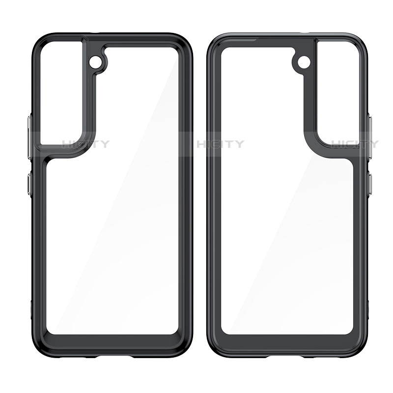 Custodia Silicone Trasparente Laterale Cover M03 per Samsung Galaxy S21 Plus 5G