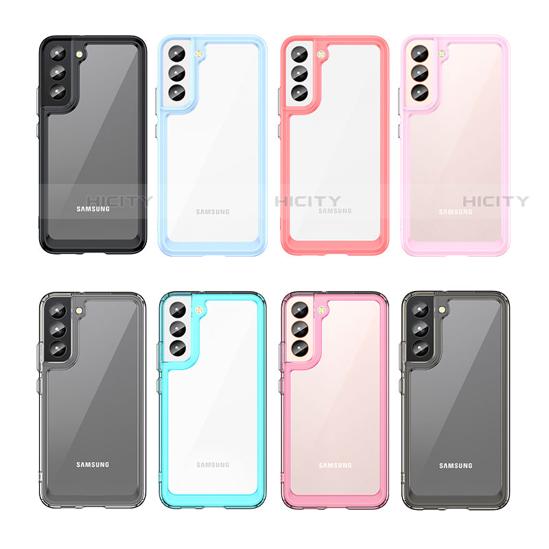 Custodia Silicone Trasparente Laterale Cover M03 per Samsung Galaxy S23 Plus 5G