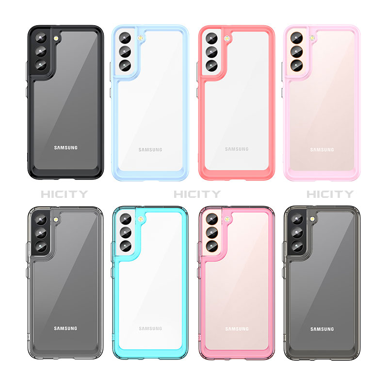 Custodia Silicone Trasparente Laterale Cover M03 per Samsung Galaxy S24 5G