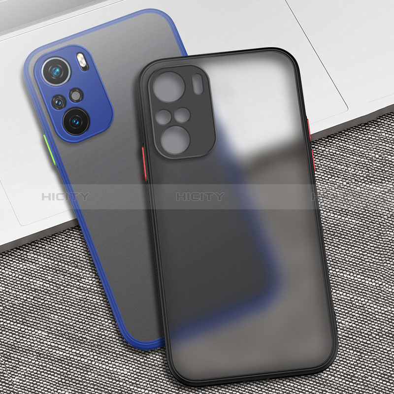 Custodia Silicone Trasparente Laterale Cover P01 per Xiaomi Redmi K40 Pro 5G