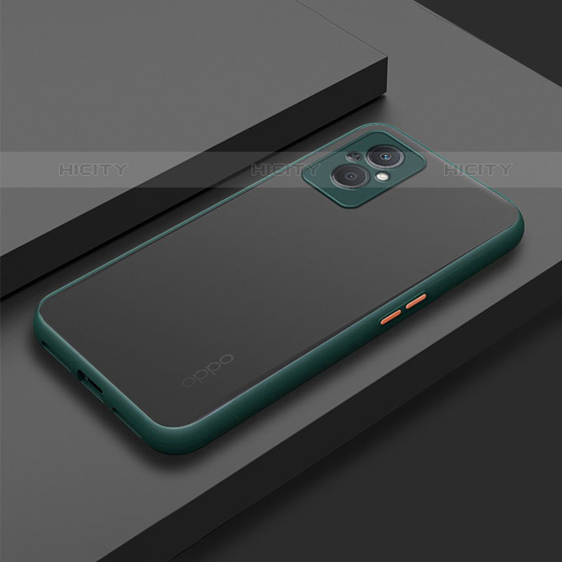 Custodia Silicone Trasparente Laterale Cover per OnePlus Nord N20 5G Verde Notte