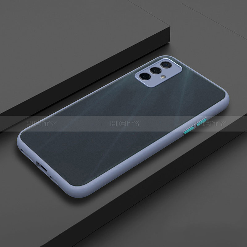 Custodia Silicone Trasparente Laterale Cover per Oppo A93s 5G Grigio Lavanda