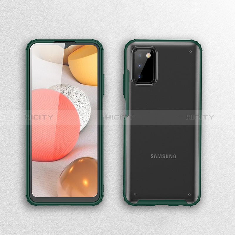 Custodia Silicone Trasparente Laterale Cover per Samsung Galaxy A02s