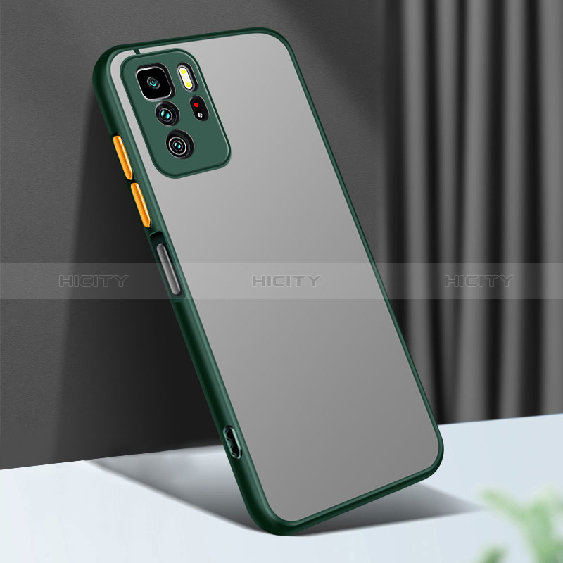 Custodia Silicone Trasparente Laterale Cover per Xiaomi Redmi Note 10 Pro 5G