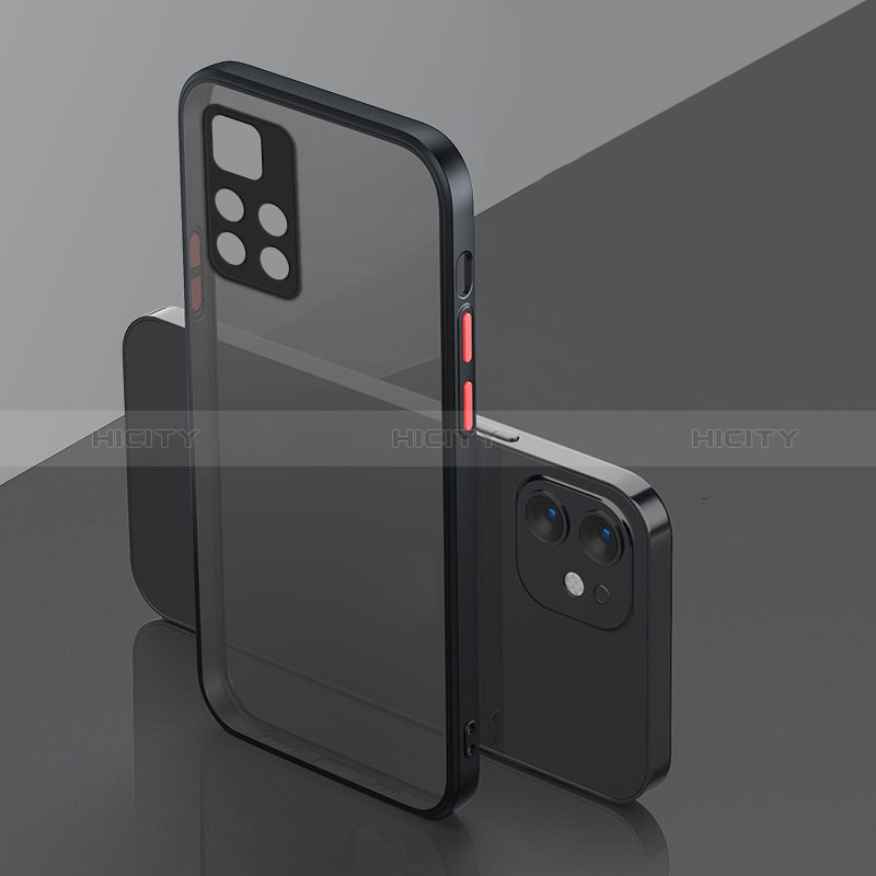Custodia Silicone Trasparente Laterale Cover per Xiaomi Redmi Note 11 4G (2021)