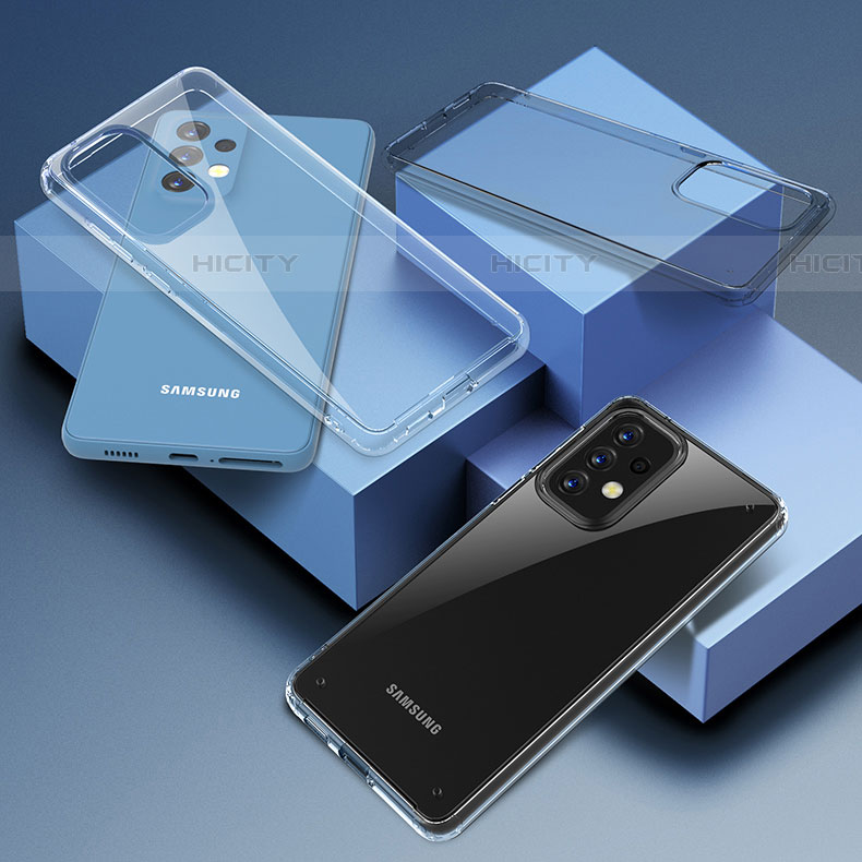 Custodia Silicone Trasparente Laterale Cover W01L per Samsung Galaxy A73 5G
