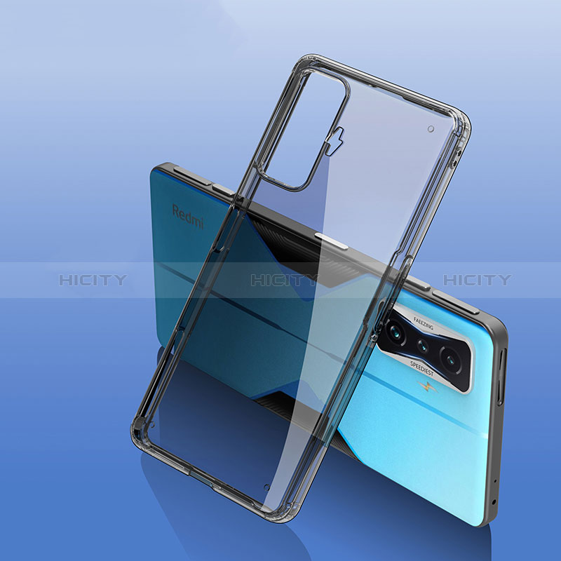 Custodia Silicone Trasparente Laterale Cover W01L per Xiaomi Poco F4 GT 5G