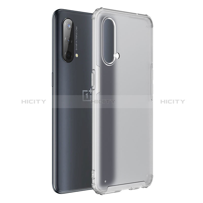 Custodia Silicone Trasparente Laterale Cover WL1 per OnePlus Nord CE 5G