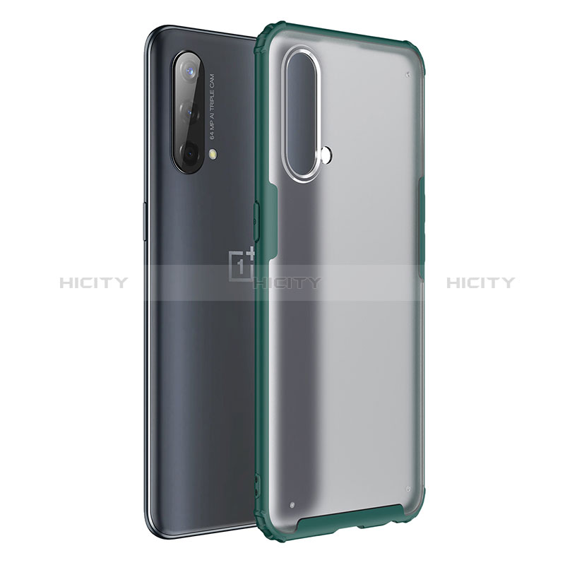 Custodia Silicone Trasparente Laterale Cover WL1 per OnePlus Nord CE 5G