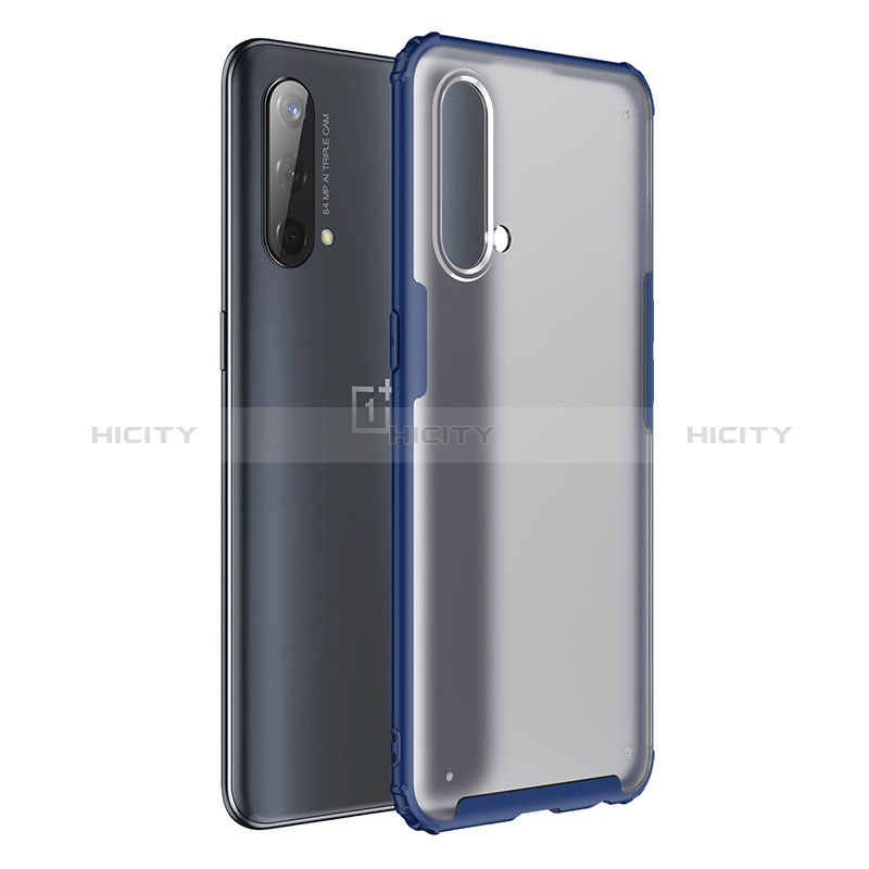 Custodia Silicone Trasparente Laterale Cover WL1 per OnePlus Nord CE 5G